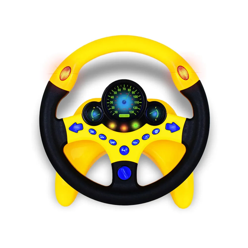 Toy Car Wheel Kids Baby Interactive Toys Children Steering Wheel With Light Sound Simulation Driving Car Toy Education Toy Gift