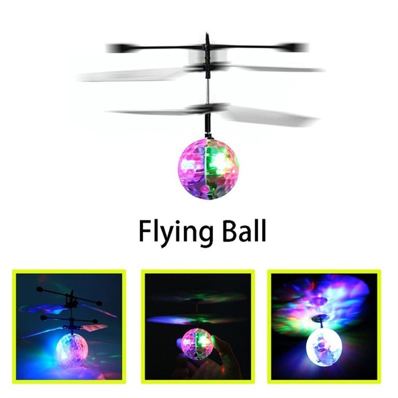 Flying glowing ball