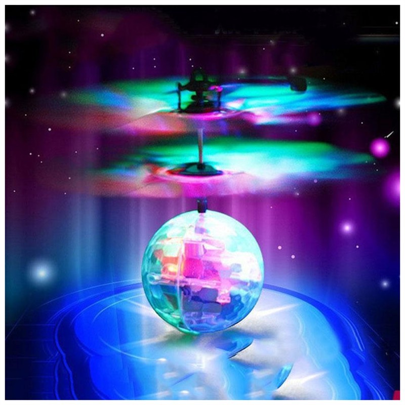 Flying glowing ball