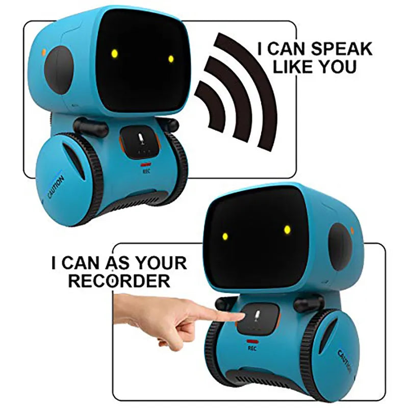 Newest Type Smart Robots Dance Voice Command 3 Languages Versions Touch Control Toys Interactive Robot Toy Gift for Children