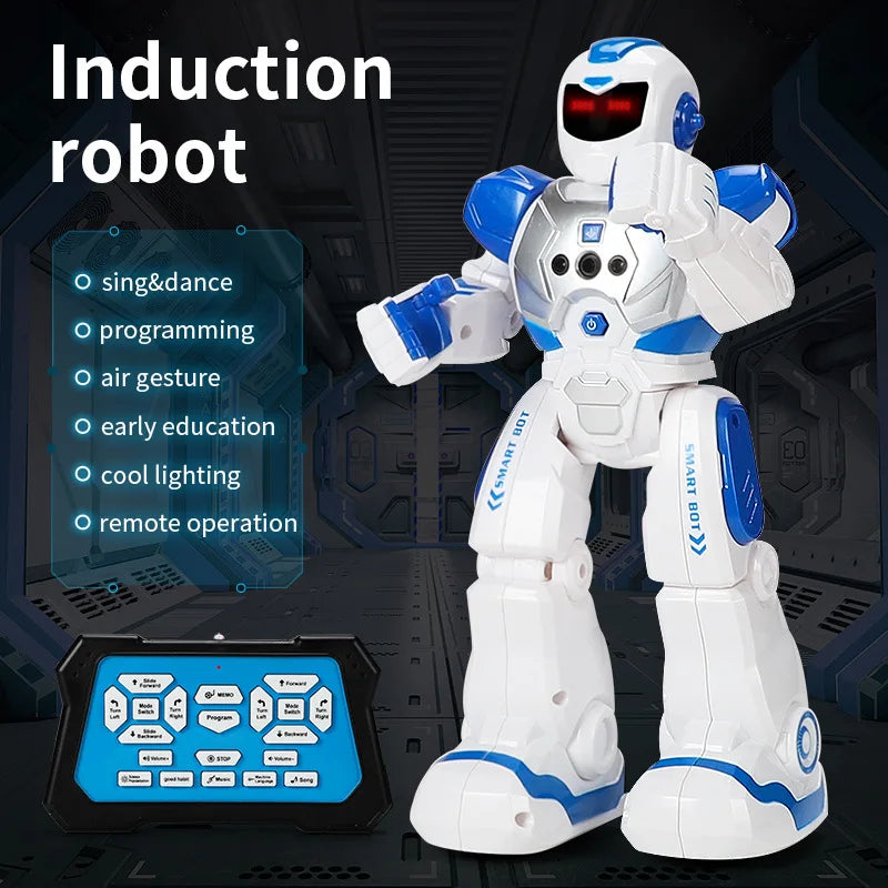 Intelligent Early Education Robot Multifunctional Children Toy Dance Remote Control Gesture Induction Children's Toy Gift