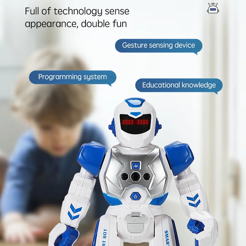 Intelligent Early Education Robot Multifunctional Children Toy Dance Remote Control Gesture Induction Children's Toy Gift