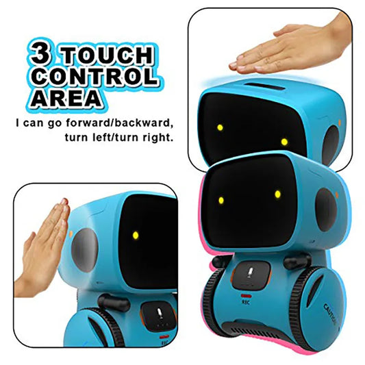 Newest Type Smart Robots Dance Voice Command 3 Languages Versions Touch Control Toys Interactive Robot Toy Gift for Children